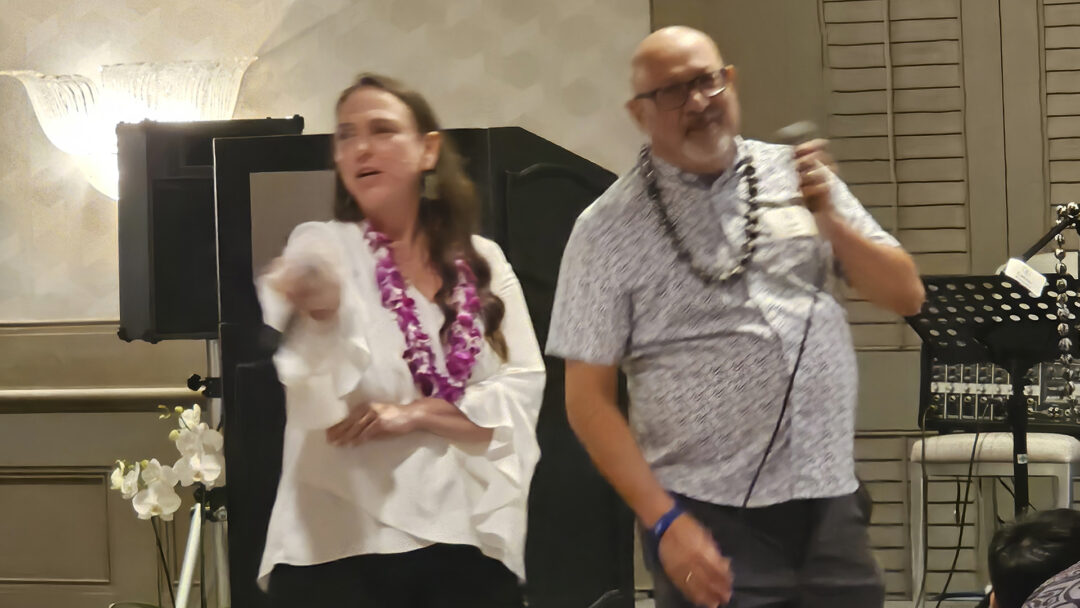 Gwendolyn and Juan karaoke